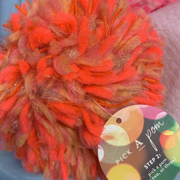 Anthropologie pick a pom bright yarn pom new with tags - Picture 3 of 4